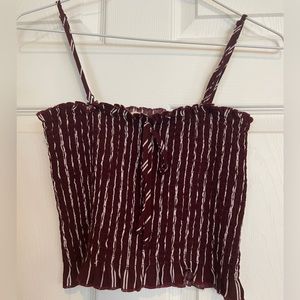 Pacsun LA Hearts Striped tank